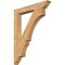 Ekena Millwork Balboa Traditional Smooth Bracket, Western Red Cedar, 3 1/2"W x 28"D x 36"H BKT04X28X36BOA01SWR - alternate 1